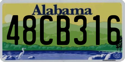AL license plate 48CB316