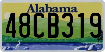 AL license plate 48CB319