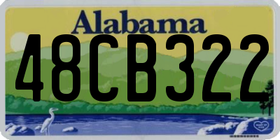 AL license plate 48CB322
