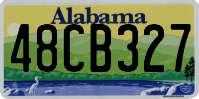 AL license plate 48CB327