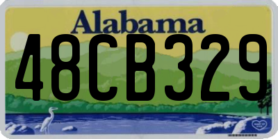 AL license plate 48CB329