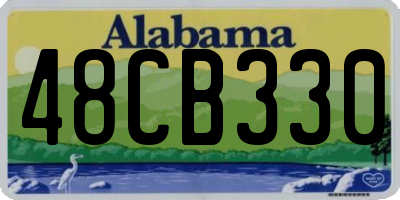 AL license plate 48CB330