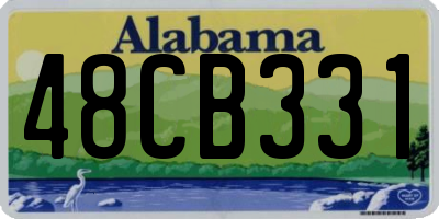 AL license plate 48CB331