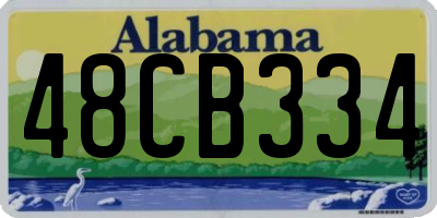 AL license plate 48CB334