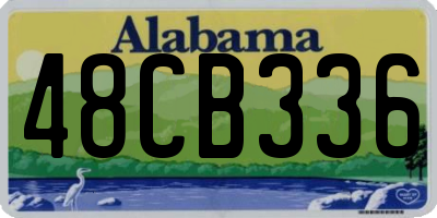AL license plate 48CB336