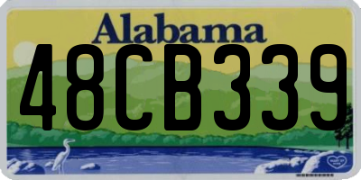 AL license plate 48CB339