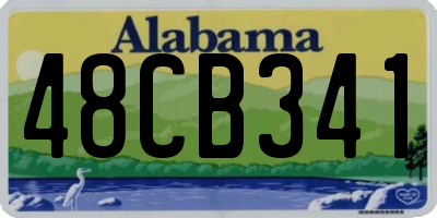 AL license plate 48CB341