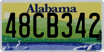AL license plate 48CB342