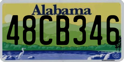 AL license plate 48CB346