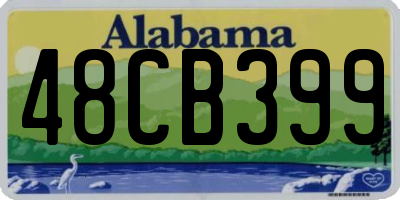 AL license plate 48CB399