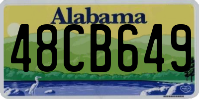AL license plate 48CB649