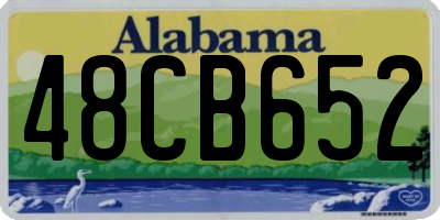 AL license plate 48CB652