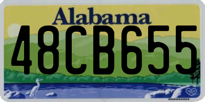 AL license plate 48CB655