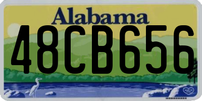 AL license plate 48CB656