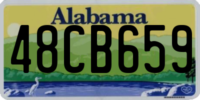 AL license plate 48CB659