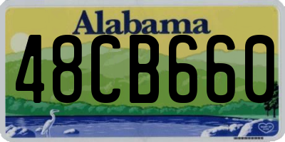 AL license plate 48CB660