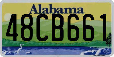 AL license plate 48CB661