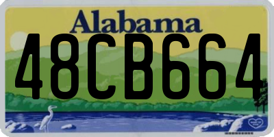 AL license plate 48CB664