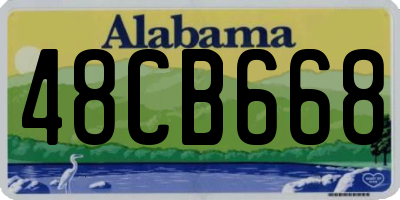 AL license plate 48CB668