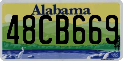 AL license plate 48CB669