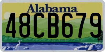 AL license plate 48CB679