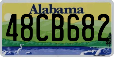 AL license plate 48CB682
