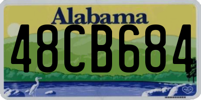 AL license plate 48CB684