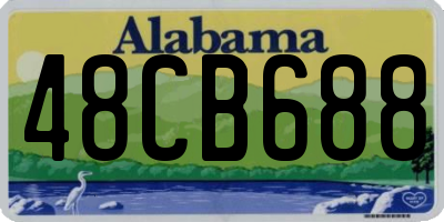 AL license plate 48CB688