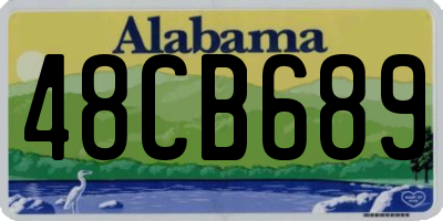 AL license plate 48CB689