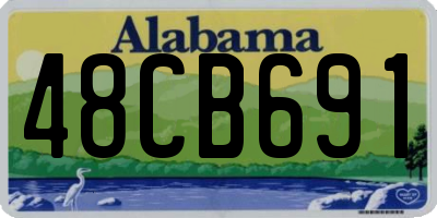 AL license plate 48CB691