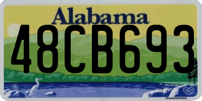 AL license plate 48CB693