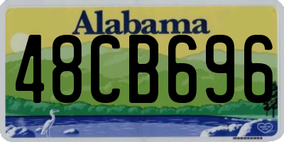 AL license plate 48CB696