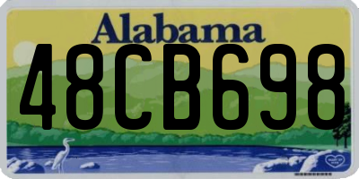 AL license plate 48CB698