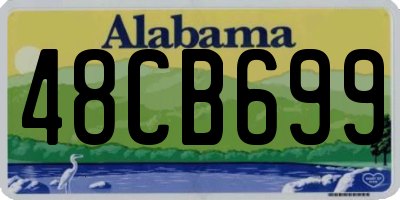 AL license plate 48CB699