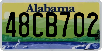 AL license plate 48CB702