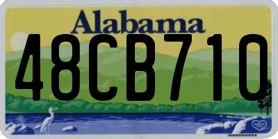 AL license plate 48CB710