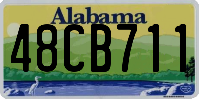 AL license plate 48CB711