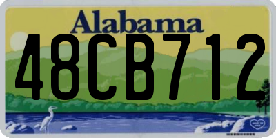 AL license plate 48CB712