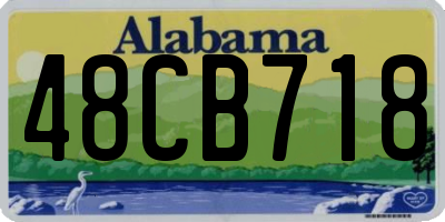 AL license plate 48CB718