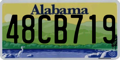 AL license plate 48CB719