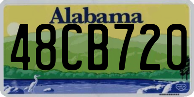 AL license plate 48CB720