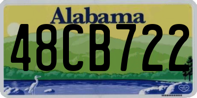 AL license plate 48CB722