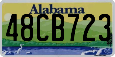 AL license plate 48CB723