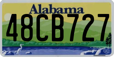 AL license plate 48CB727