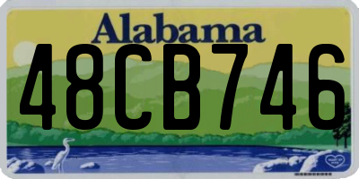 AL license plate 48CB746