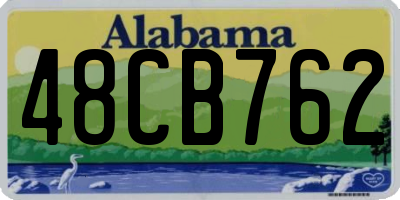 AL license plate 48CB762