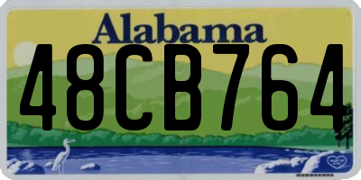 AL license plate 48CB764