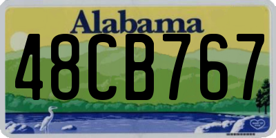AL license plate 48CB767