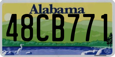 AL license plate 48CB771