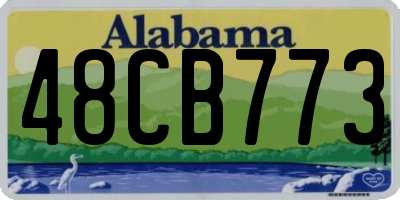 AL license plate 48CB773